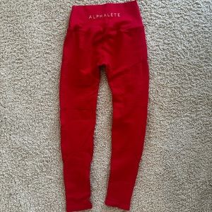 Alphalete OG Revival Leggings - Red